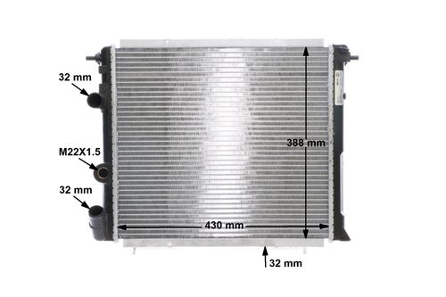 Image du produit pour Radiateur, refroidissement du moteur