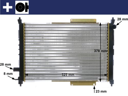 Image du produit pour Radiateur, refroidissement du moteur