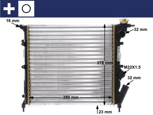 Image du produit pour Radiateur, refroidissement du moteur