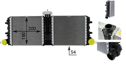 Image du produit pour Radiateur, refroidissement du moteur BEHR HELLA SERVICE *** PREMIUM LINE ***