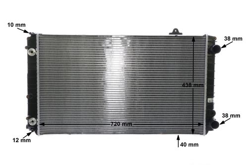 Image du produit pour Radiateur, refroidissement du moteur