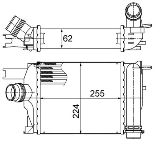 Image du produit pour Intercooler, échangeur