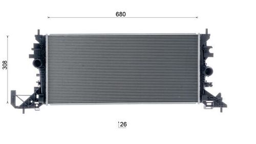 Image du produit pour Radiateur, refroidissement du moteur