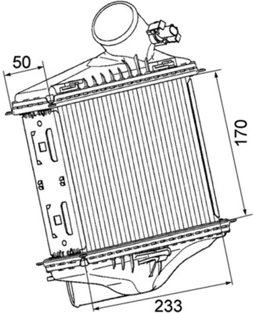 Image du produit pour Intercooler, échangeur BEHR HELLA SERVICE *** PREMIUM LINE ***