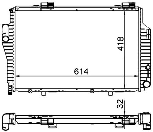Image du produit pour Radiateur, refroidissement du moteur
