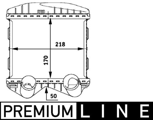 Image du produit pour Intercooler, échangeur BEHR HELLA SERVICE *** PREMIUM LINE ***