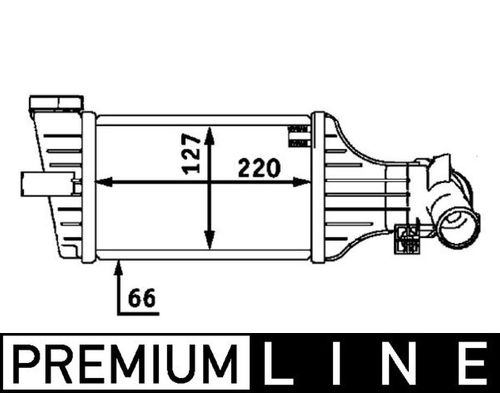 Image du produit pour Intercooler, échangeur BEHR HELLA SERVICE *** PREMIUM LINE ***
