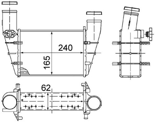 Image du produit pour Intercooler, échangeur