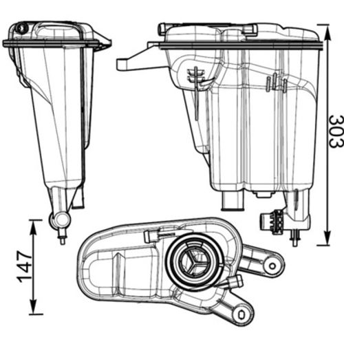 Image du produit pour Vase d'expansion, liquide de refroidissement