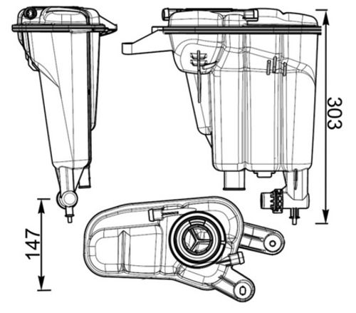 Image du produit pour Vase d'expansion, liquide de refroidissement