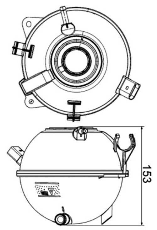 Image du produit pour Vase d'expansion, liquide de refroidissement
