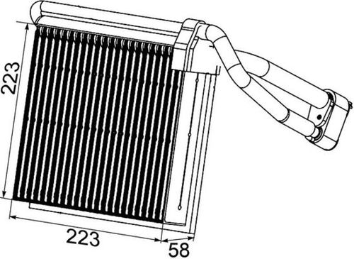 Image du produit pour Evaporateur climatisation BEHR HELLA SERVICE *** PREMIUM LINE ***