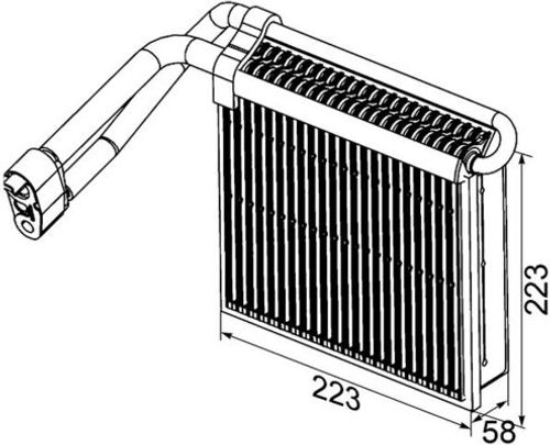 Image du produit pour Evaporateur climatisation BEHR HELLA SERVICE *** PREMIUM LINE ***