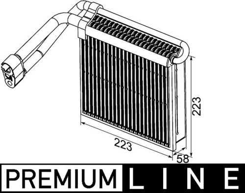 Image du produit pour Evaporateur climatisation BEHR HELLA SERVICE *** PREMIUM LINE ***