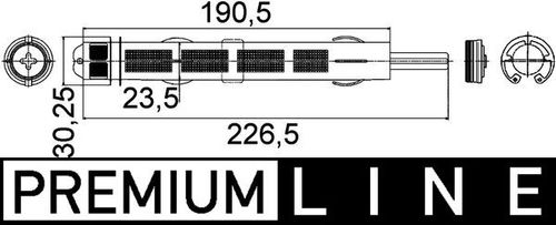 Image du produit pour Filtre déshydratant, climatisation BEHR HELLA SERVICE *** PREMIUM LINE ***