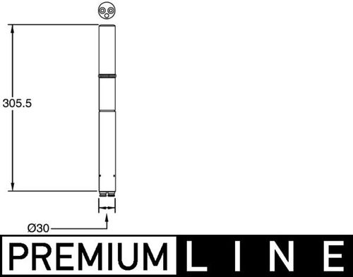 Image du produit pour Filtre déshydratant, climatisation BEHR HELLA SERVICE *** PREMIUM LINE ***