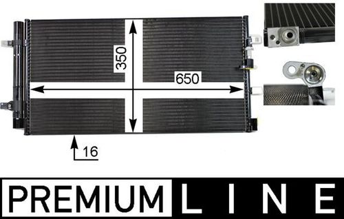 Image du produit pour Condenseur, climatisation BEHR HELLA SERVICE *** PREMIUM LINE ***