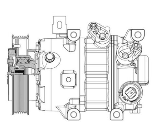 Image du produit pour Compresseur, climatisation BEHR HELLA SERVICE *** PREMIUM LINE ***