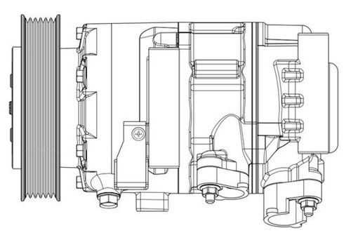 Image du produit pour Compresseur, climatisation BEHR HELLA SERVICE *** PREMIUM LINE ***