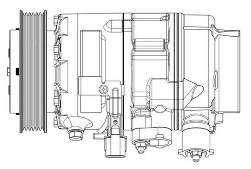 Image du produit pour Compresseur, climatisation BEHR HELLA SERVICE *** PREMIUM LINE ***