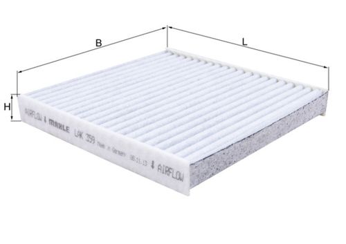 Image du produit pour Filtre, air de l'habitacle