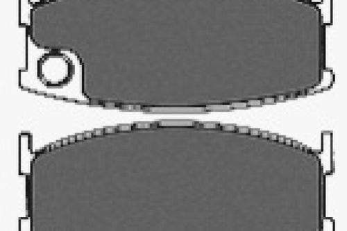 Image du produit pour Jeu de 4 plaquettes de frein