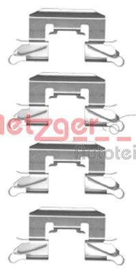 Kit d'accessoires, plaquette de frein à disque | METZGER