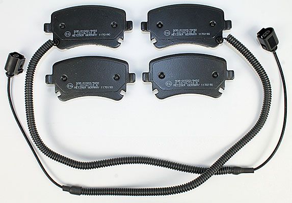 Jeu de 4 plaquettes de frein | METZGER