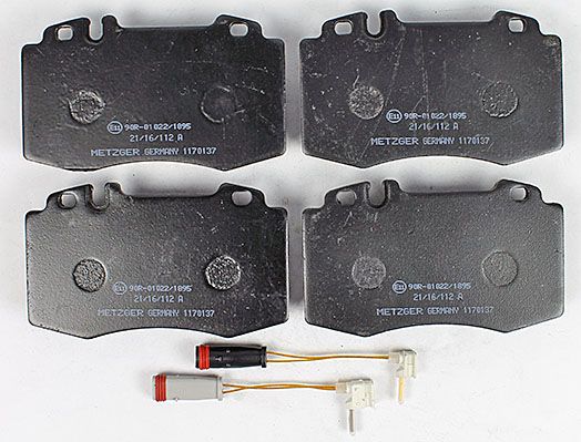 Jeu de 4 plaquettes de frein | METZGER