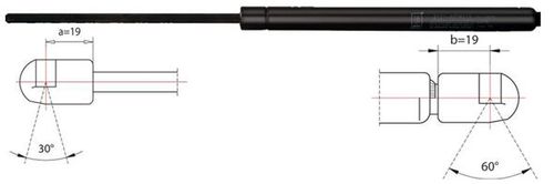 Image du produit pour Vérin de hayon, de coffre