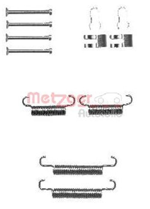 Image du produit pour Kit d'accessoires, mâchoires de frein de stationnement GREENPARTS