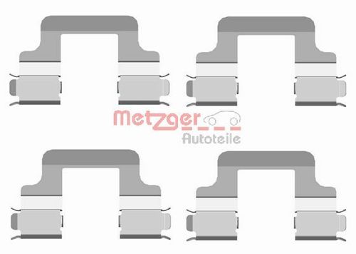 Image du produit pour Kit d'accessoires, plaquette de frein à disque GREENPARTS