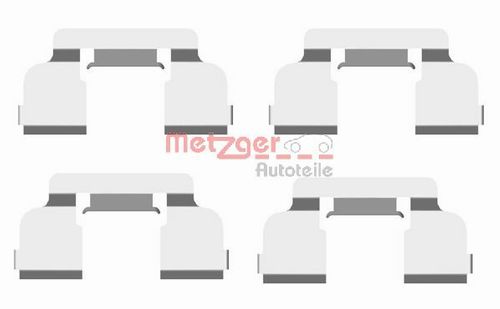 Image du produit pour Kit d'accessoires, plaquette de frein à disque