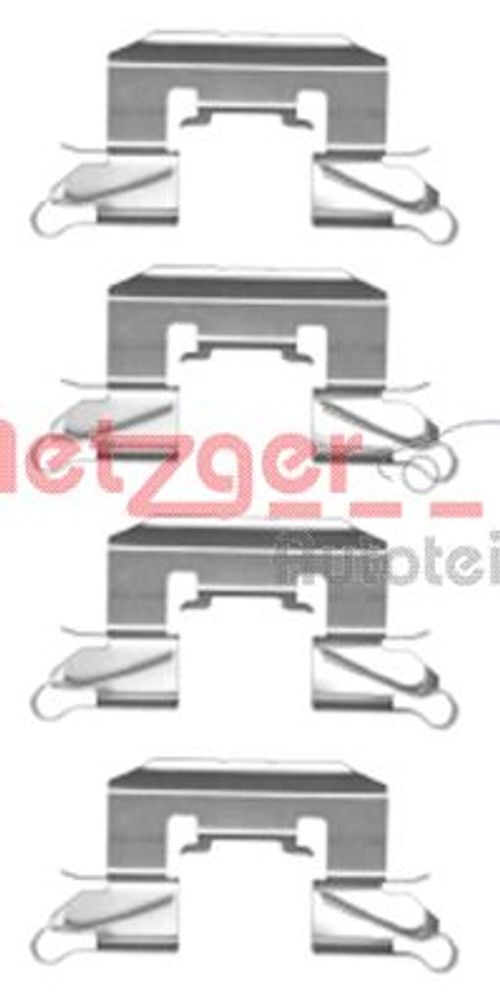 Image du produit pour Kit d'accessoires, plaquette de frein à disque