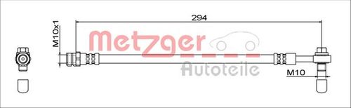 Image du produit pour Flexible de frein