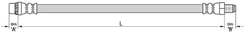 Image du produit pour Flexible de frein