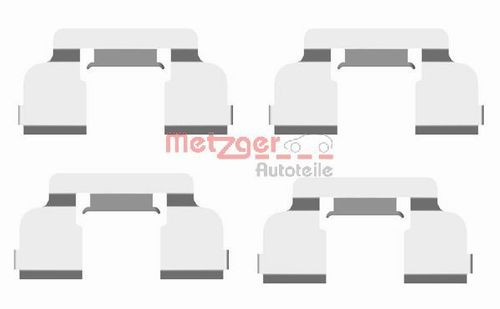 Image du produit pour Kit d'accessoires, plaquette de frein à disque