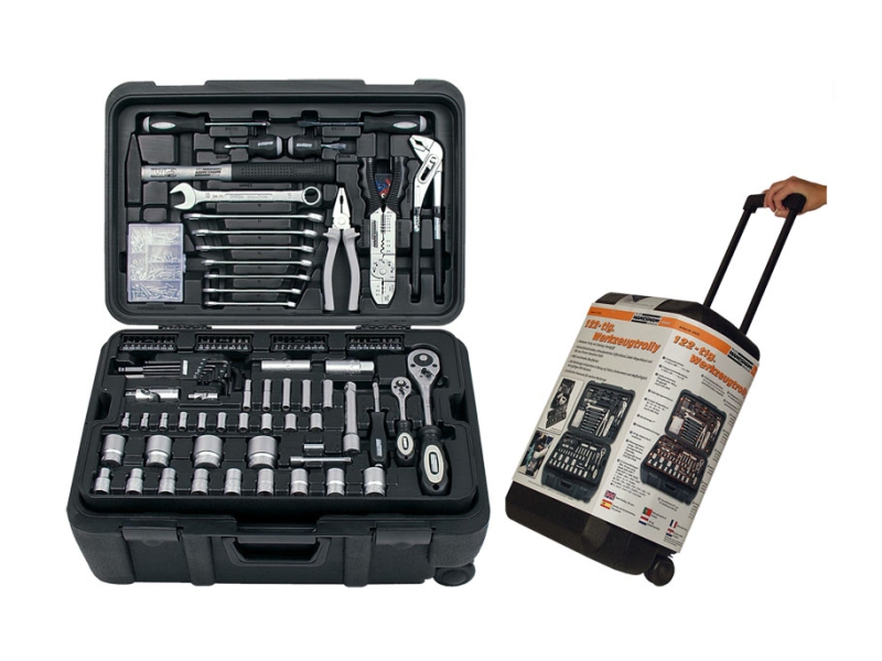 Chariot à outils avec assortiment | MANNESMANN