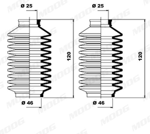 Image du produit pour Jeu de joints-soufflets, direction
