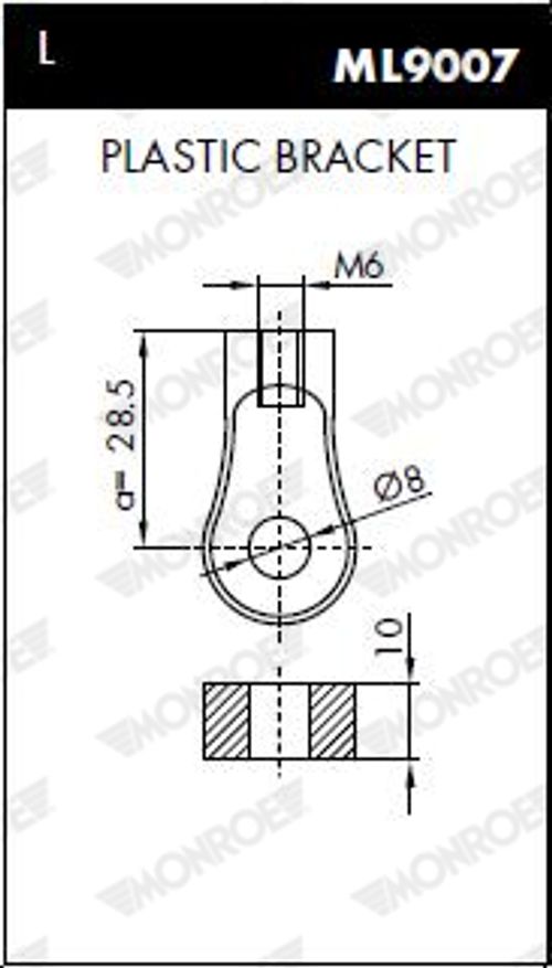 Image du produit pour Vérin, capot-moteur