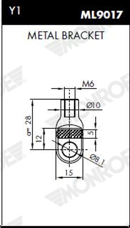 Image du produit pour Vérin, capot-moteur