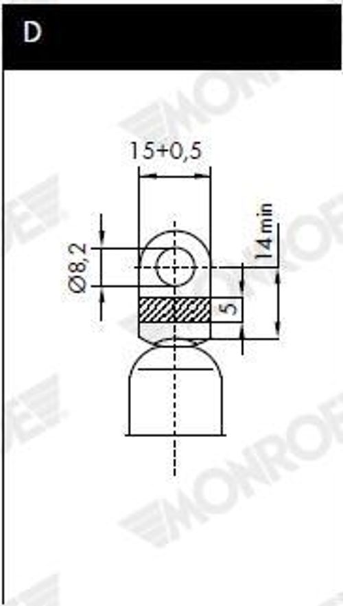 Image du produit pour Vérin de hayon, de coffre