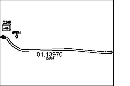 Image du produit pour Tuyau d'échappement
