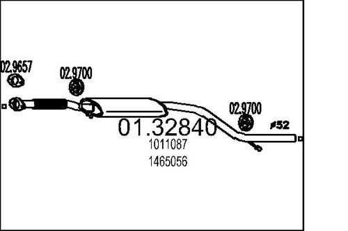 Image du produit pour Silencieux central