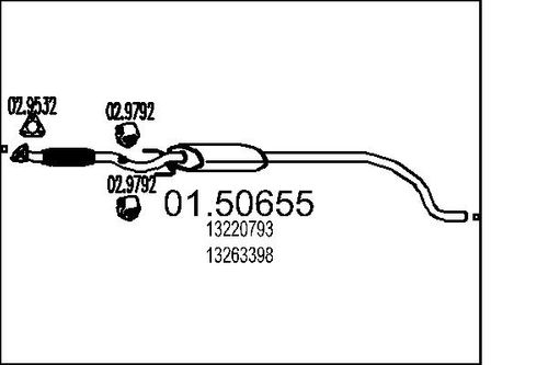 Image du produit pour Silencieux central