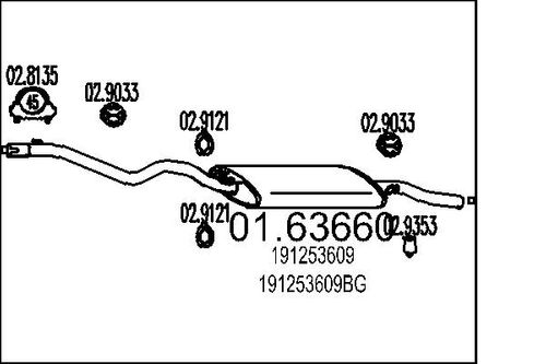 Image du produit pour Silencieux arrière