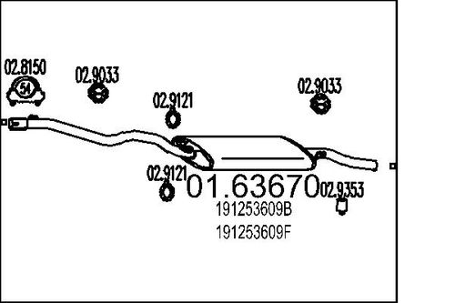 Image du produit pour Silencieux arrière