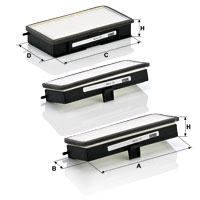 Filtre, air de l'habitacle | MANN-FILTER