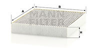 Filtre, air de l'habitacle | MANN-FILTER