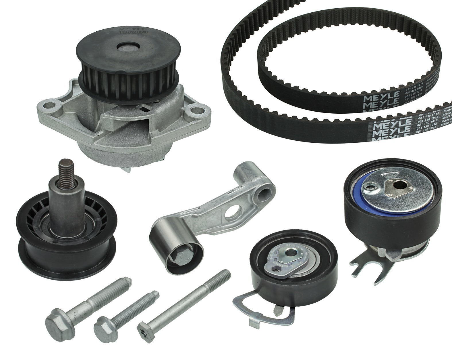 Pompe à eau + kit de courroie de distribution MEYLE-ORIGINAL Quality | MEYLE